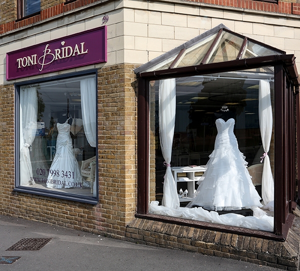 Wedding dress shops in Surrey